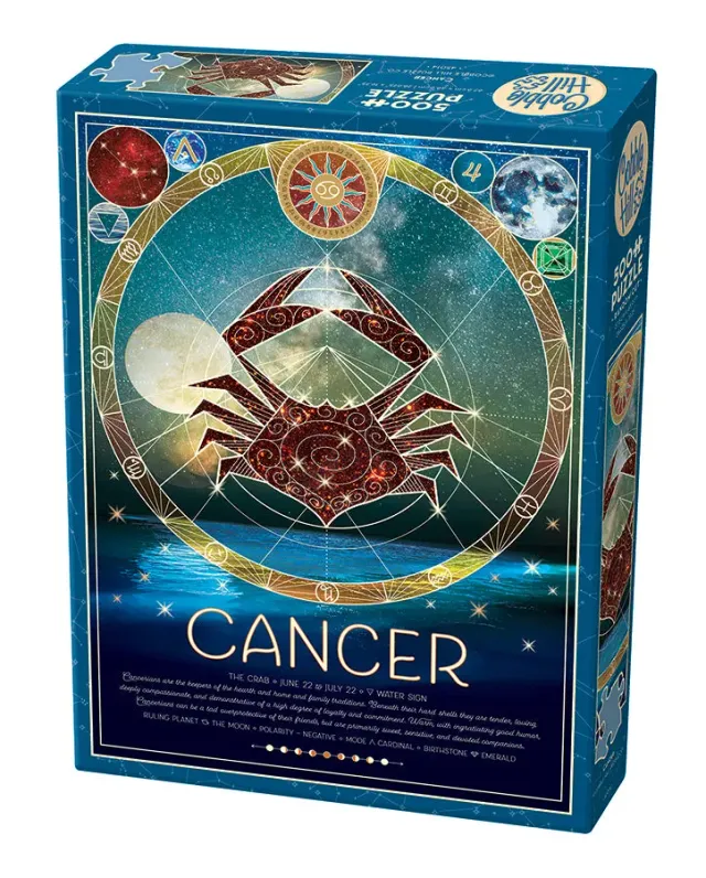 Cobble Hill Cancer puzzle 500 piese zodie Rac