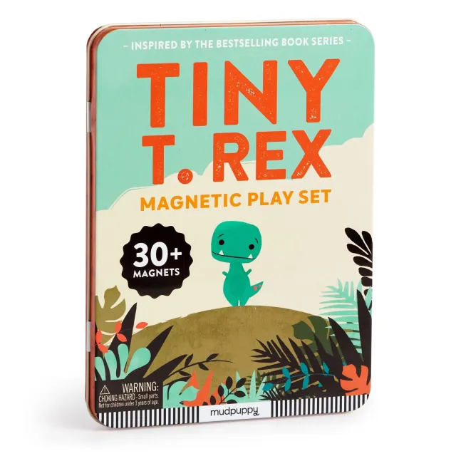 Mudpuppy Tiny T. Rex set magnetic 30 piese în cutie
