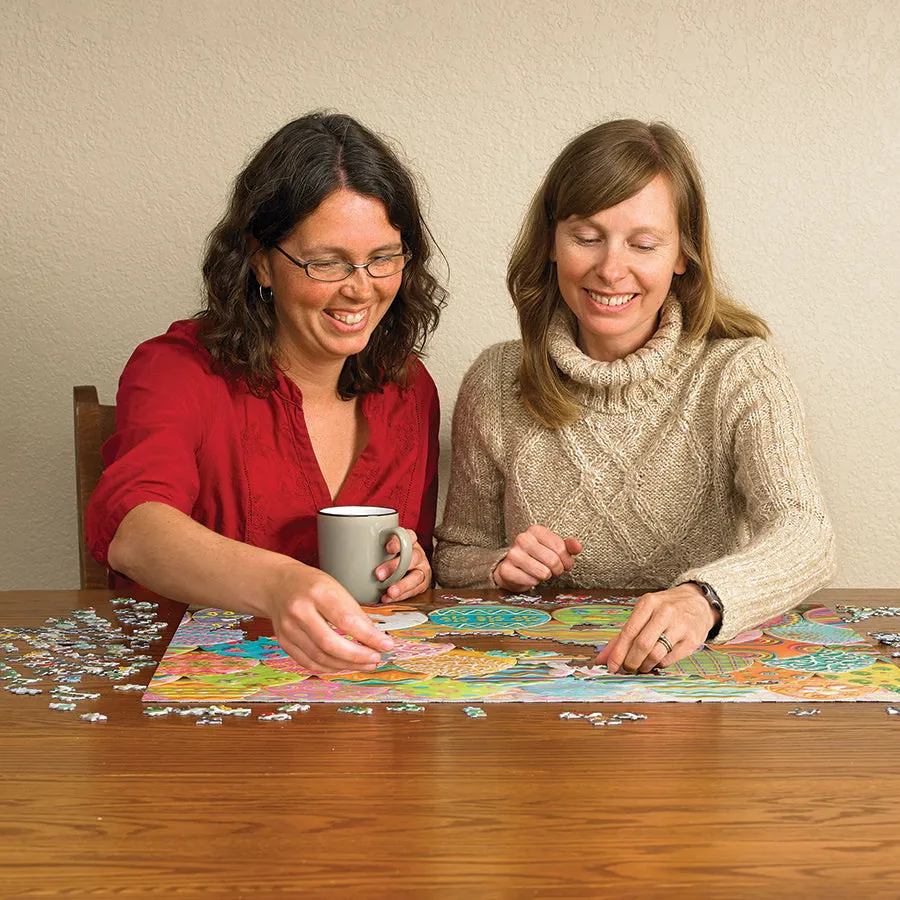 Cobble Hill Easter Eggs puzzle 1000 piese fursecuri