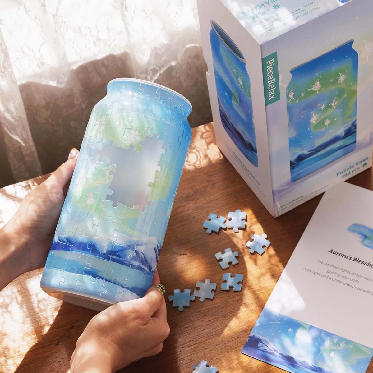 PieceRelax Aurora's Blessing BV1004 vază puzzle 3D auroră