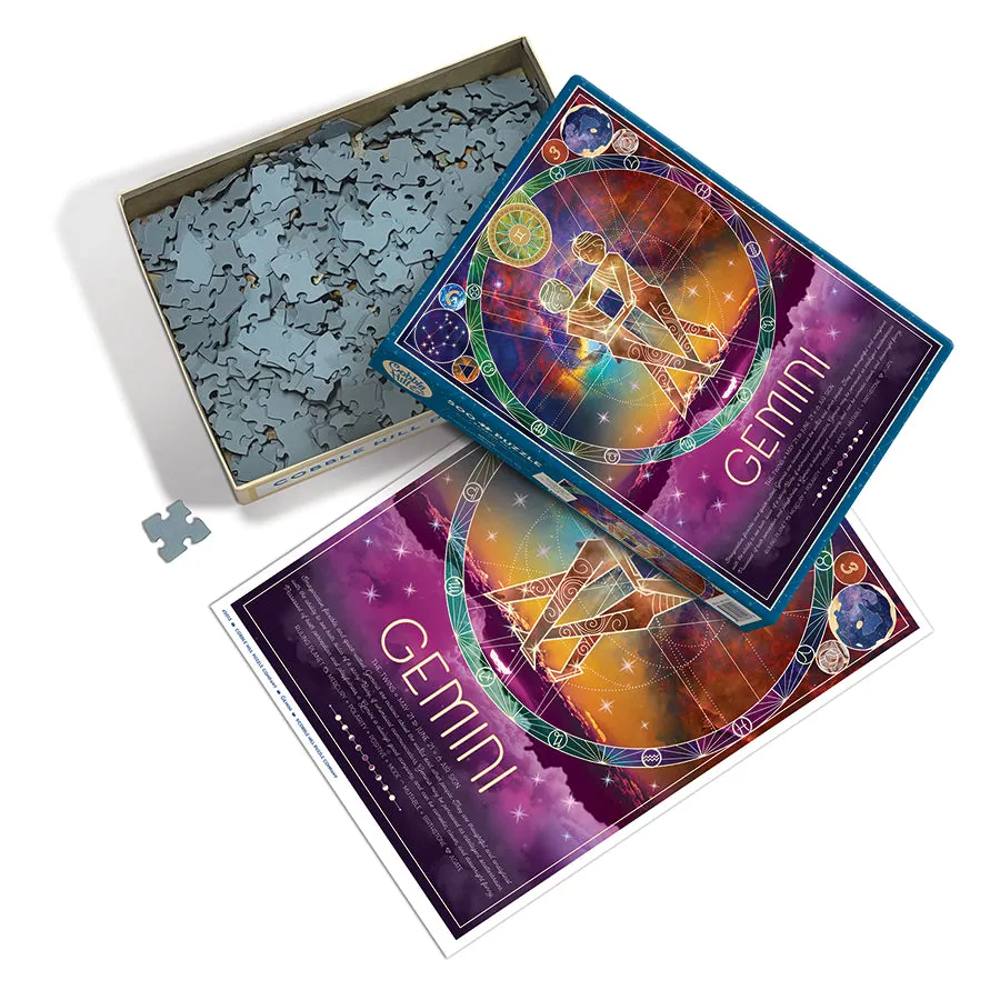 Cobble Hill Gemini puzzle 500 piese zodiac gemeni