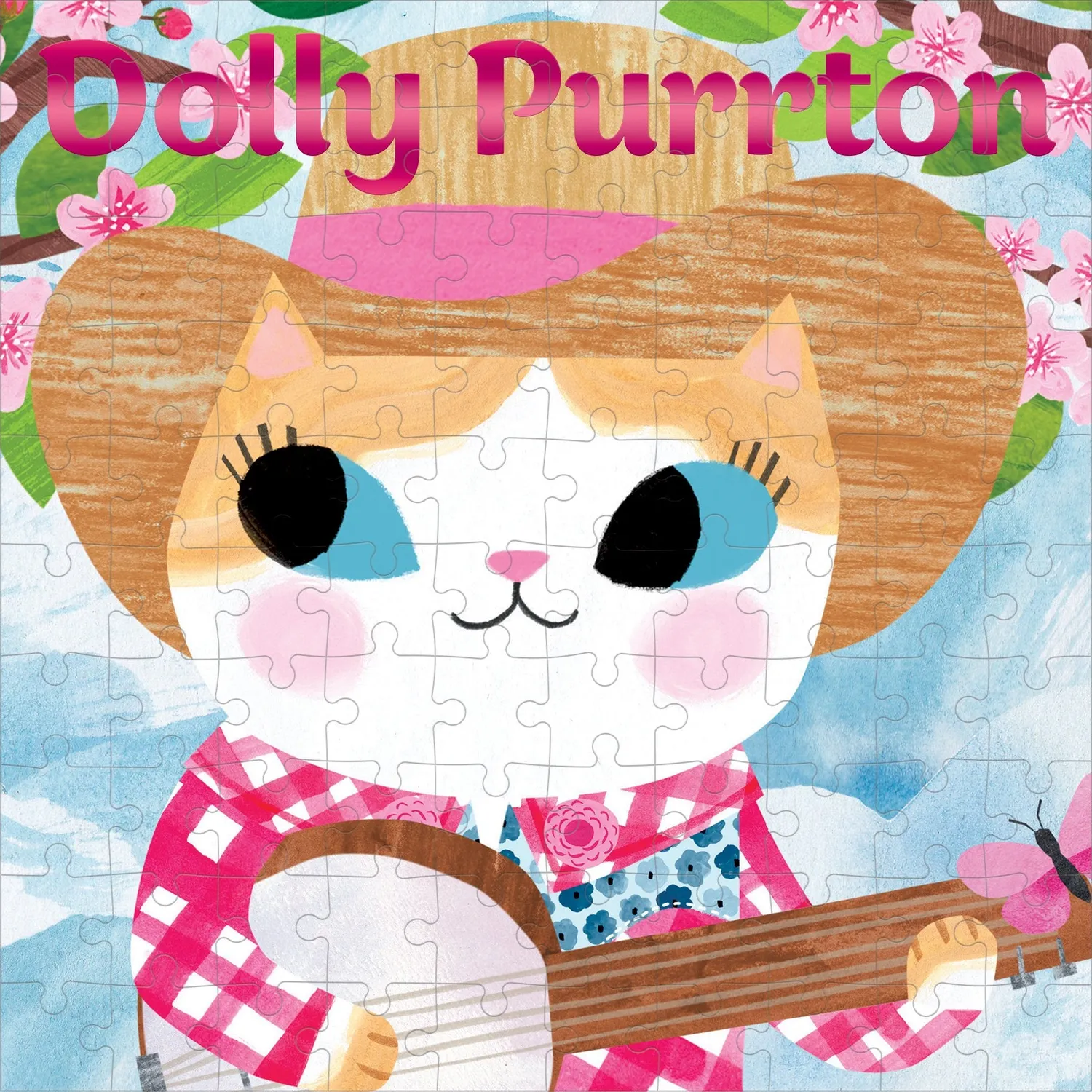 Mudpuppy Dolly Purrton puzzle 100 piese 35,5x35,5 cm