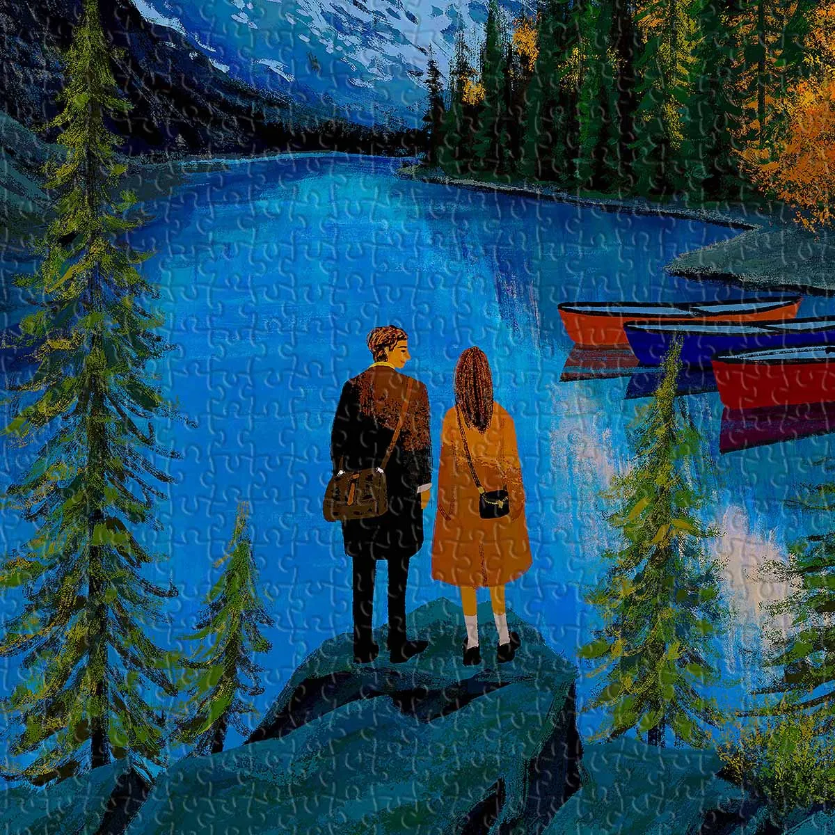 PieceRelax Moraine Lake Promise U1210 puzzle 1000 piese peisaj
