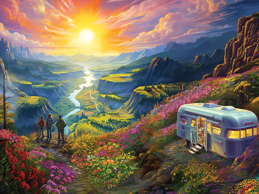 Cobble Hill More to Explore puzzle 275 piese camper