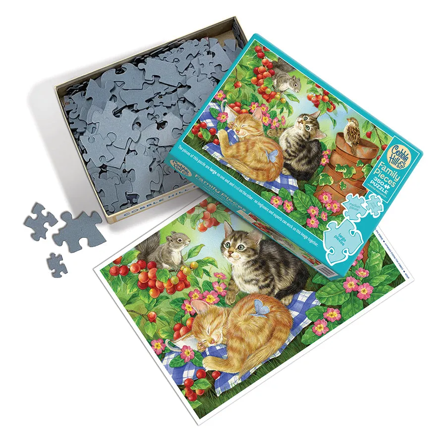 Cobble Hill Cherry Tree puzzle familie 350 piese picnic