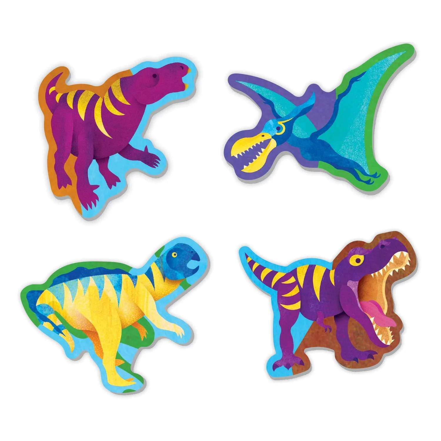 Mudpuppy Dinosaur World puzzle 80 piese dinozauri