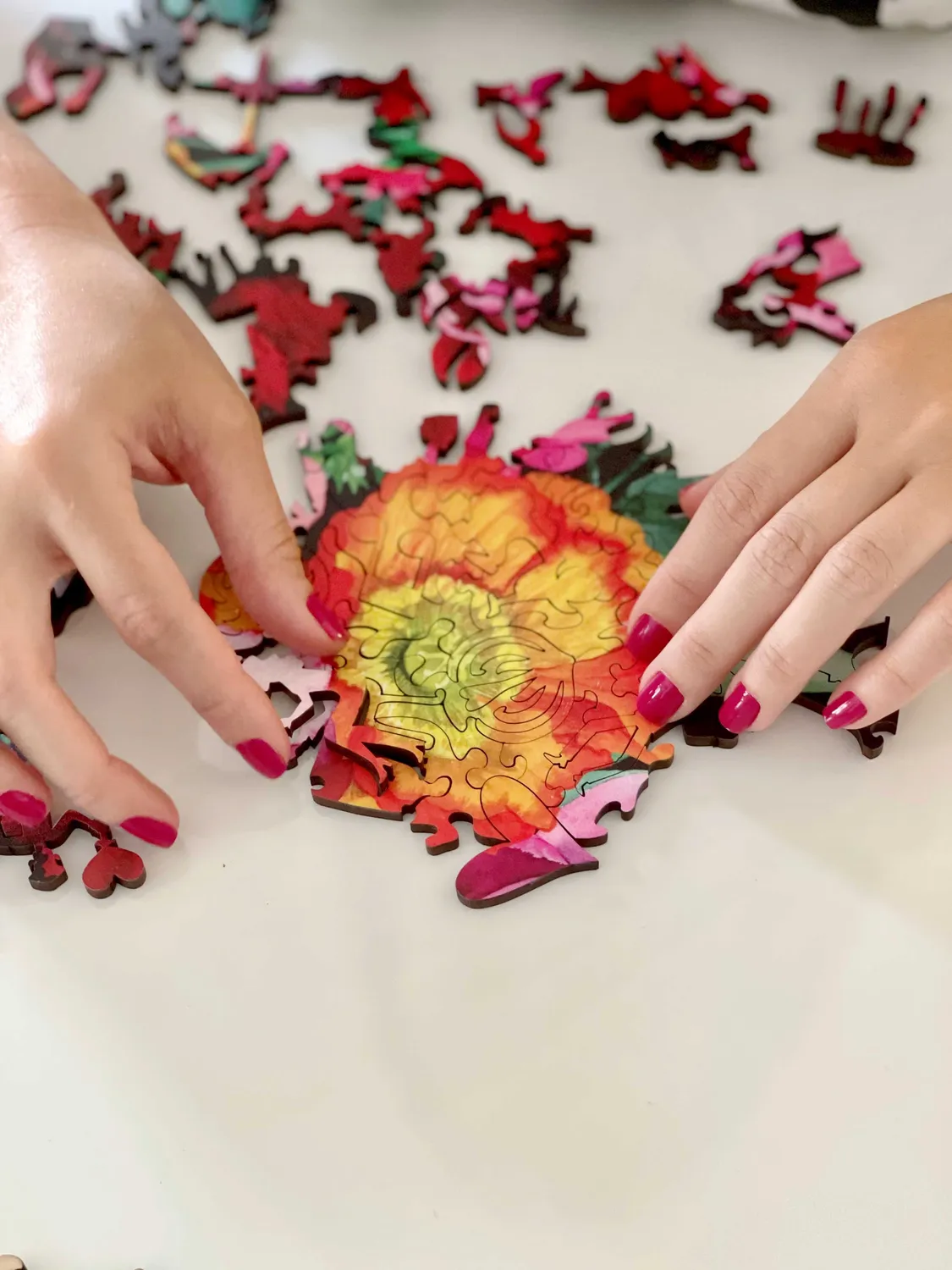 Mosaic Puzzles Jordyn Bouquet puzzle lemn 500 piese buchet