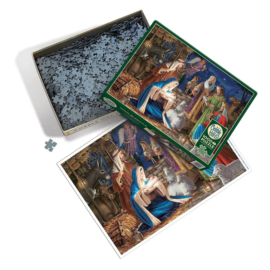 Cobble Hill Miracle in Bethlehem puzzle 1000 piese Craciun