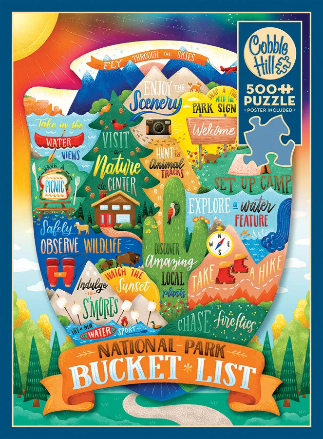 Cobble Hill National Park Bucket List puzzle 500 piese natura