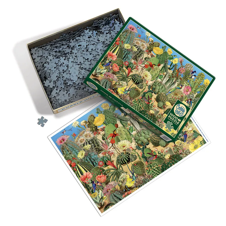 Cobble Hill Cactus Garden puzzle 1000 piese cactusi
