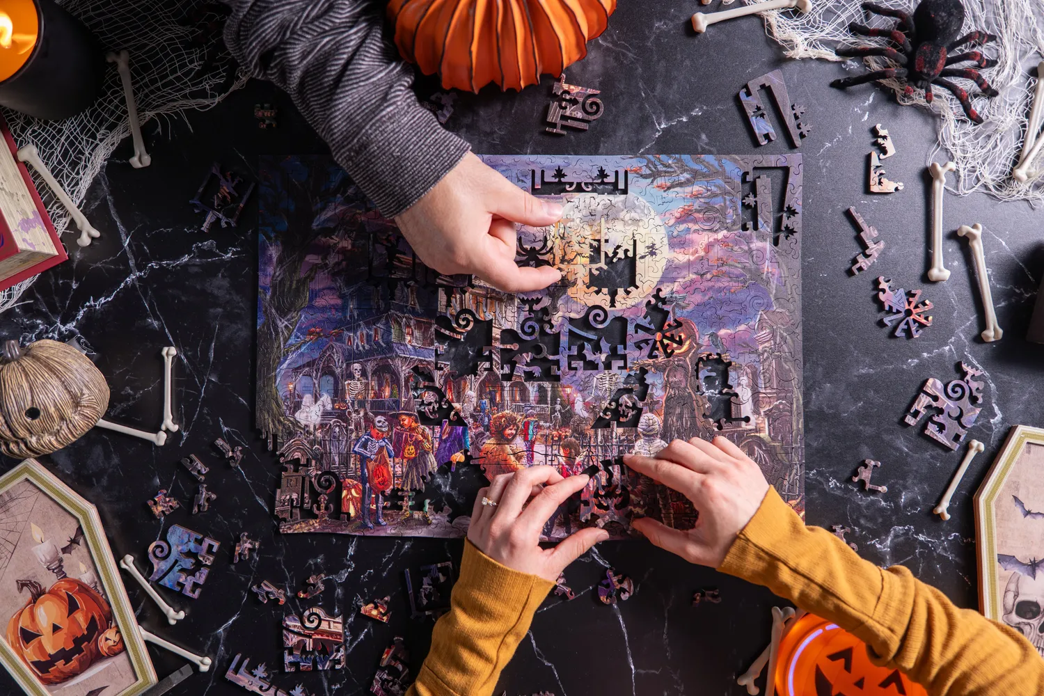 Mosaic Puzzles Heritage 3D Frightful Fun puzzle 500 piese 3D