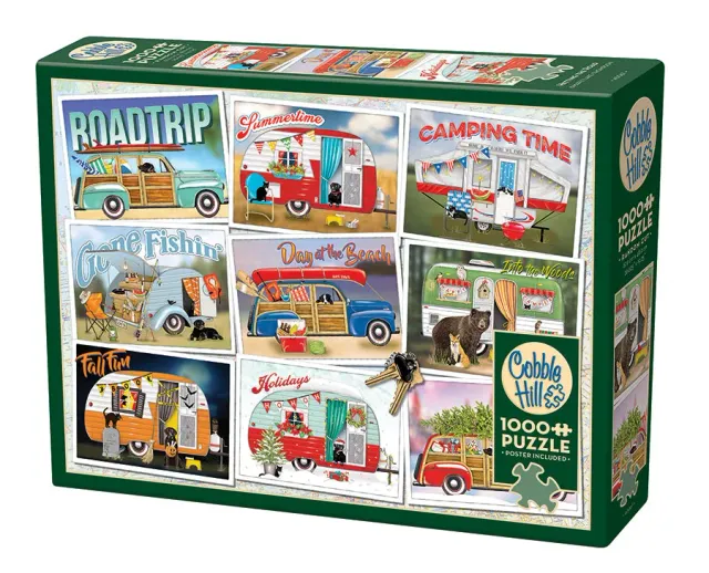 Cobble Hill Hitting the Road puzzle 1000 piese călătorie