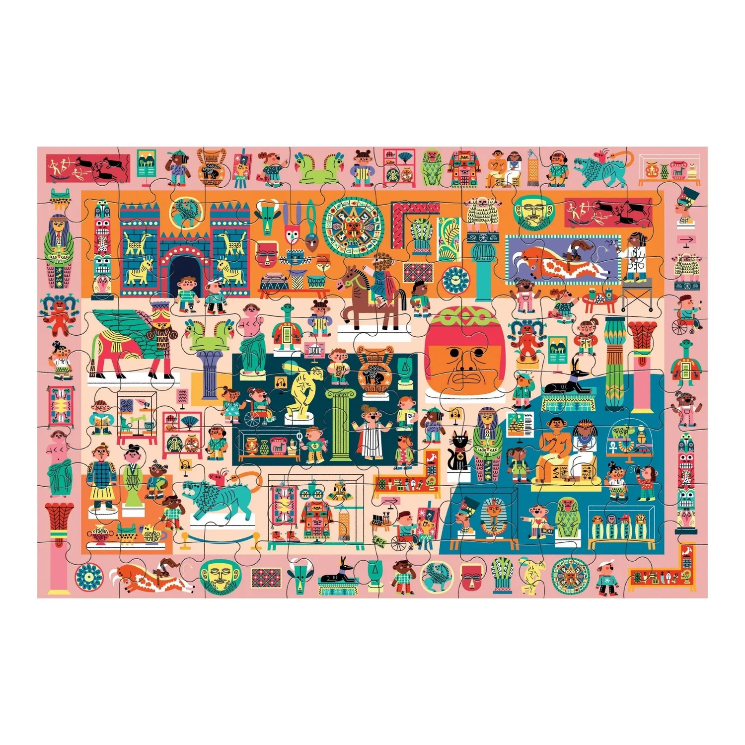 Mudpuppy At the Museum puzzle 64 piese artă cultură