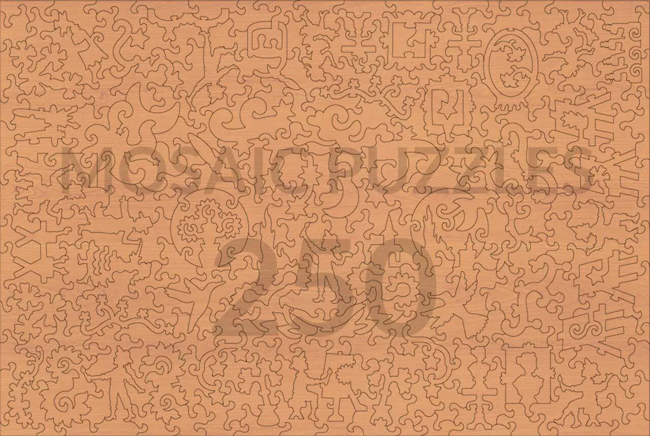 Mosaic Puzzles Impression Sunrise Monet puzzle lemn 250 piese impresionist