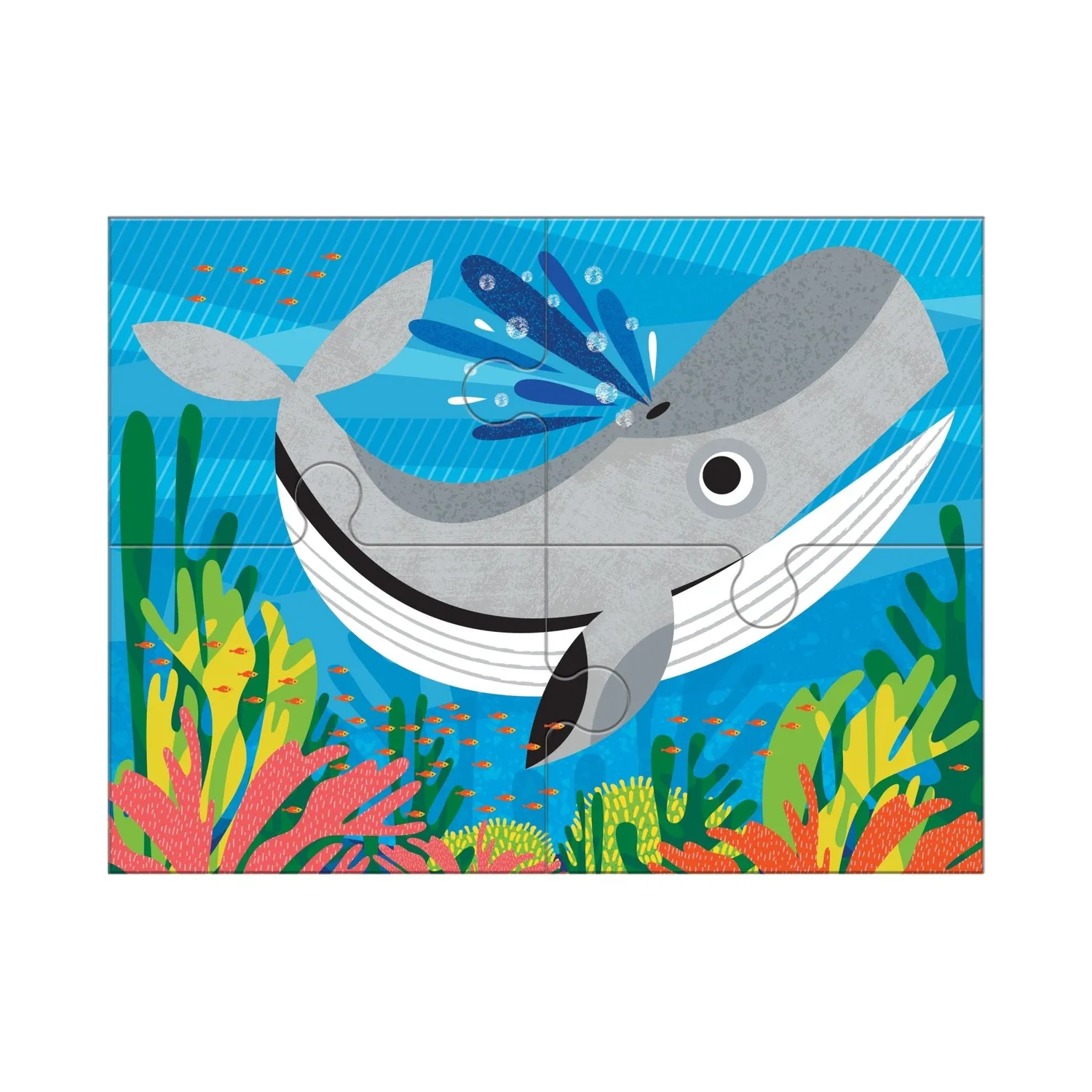 Mudpuppy Ocean Friends set 4 puzzle progresive