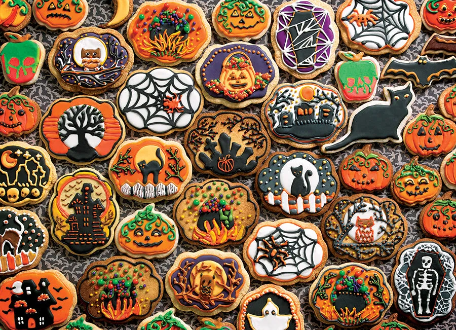Cobble Hill Halloween Cookies puzzle 1000 piese dovleci