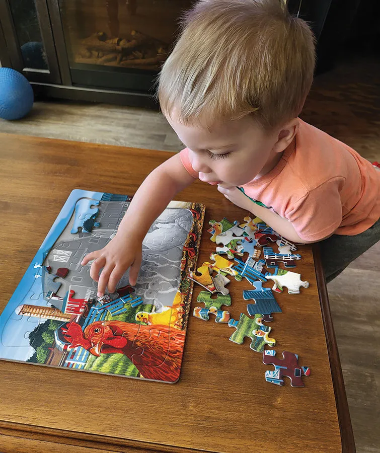 Cobble Hill Dwight's Ducks puzzle 35 piese tava ferma
