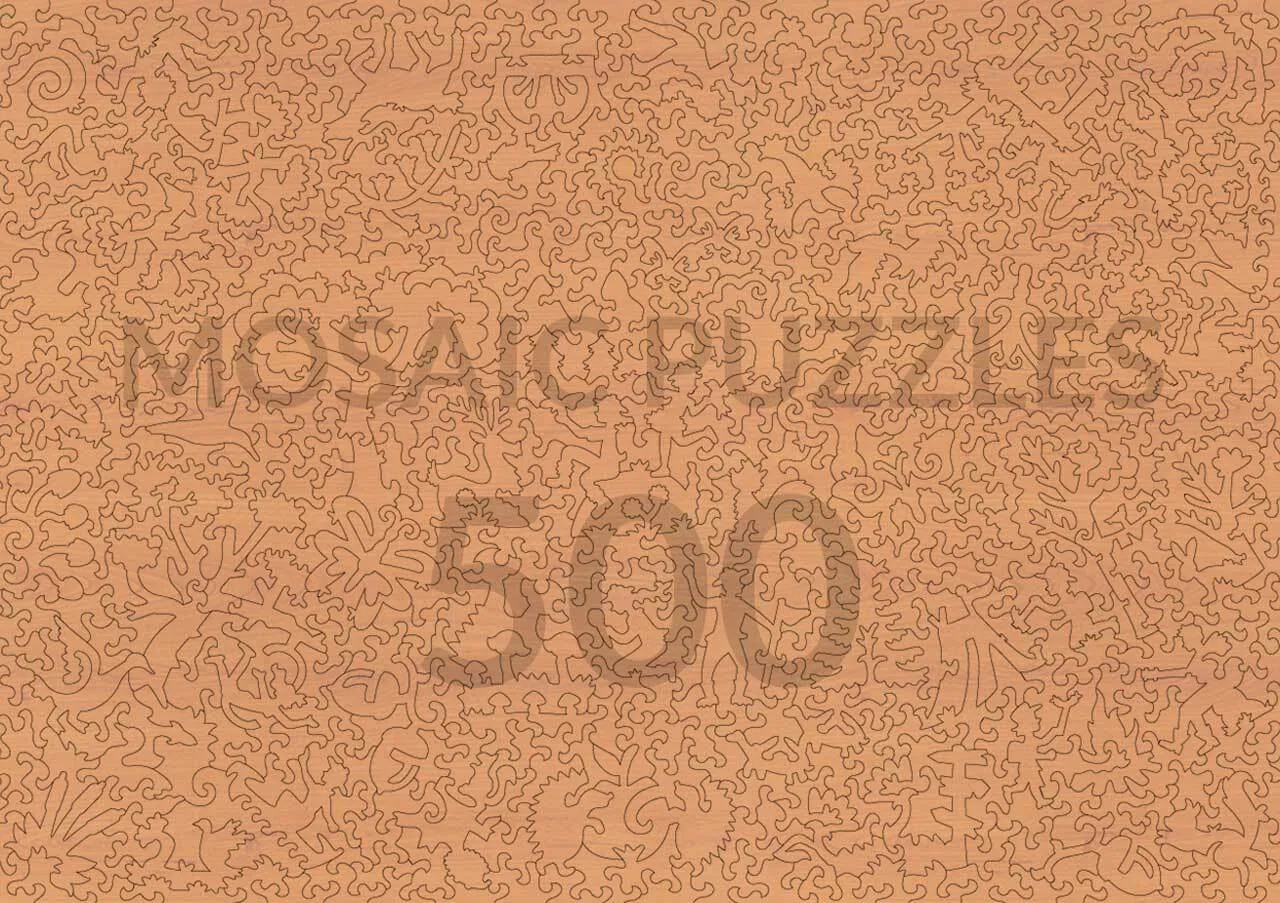 Mosaic Puzzles Signature Autumn Fables puzzle lemn 500 piese toamna