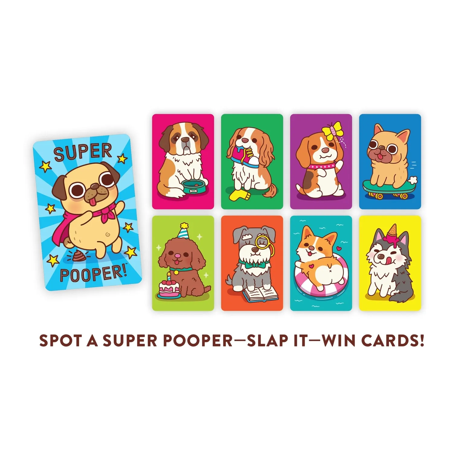 Mudpuppy Super Pooper joc de cărți 40 piese 4+