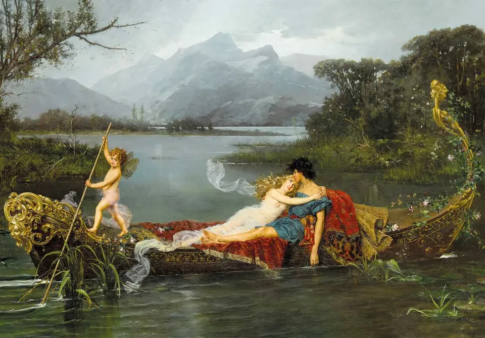 Mosaic Puzzles La Gondole d’amour puzzle din lemn 500 piese arta