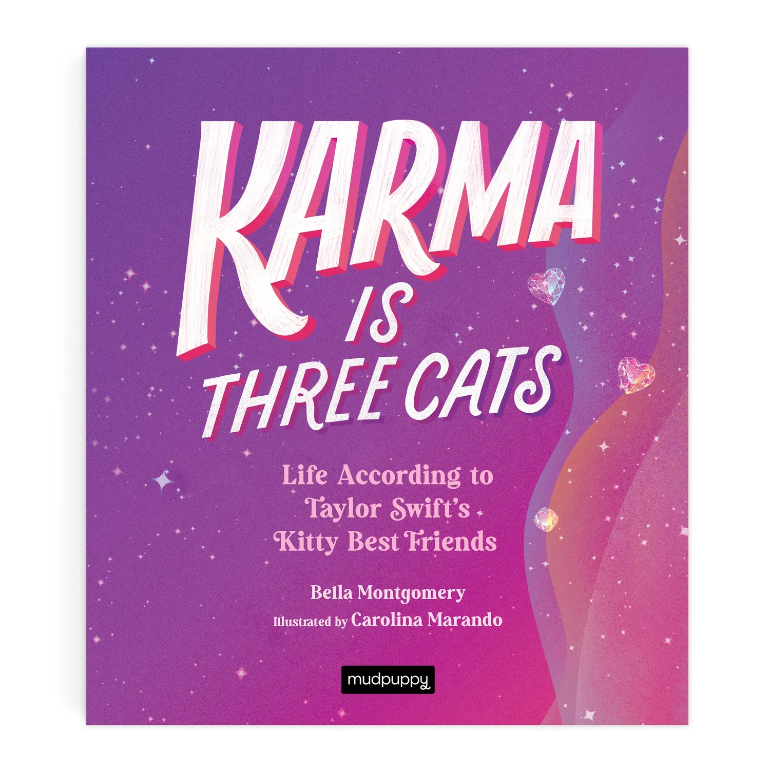 Mudpuppy Karma Is Three Cats carte cartonata 32 pag