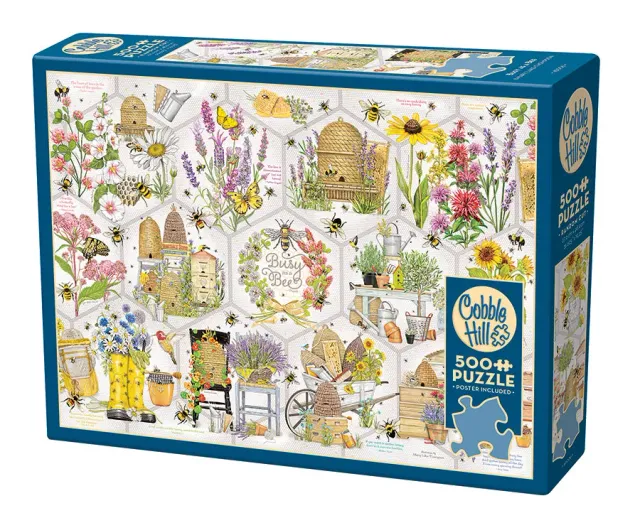 Cobble Hill Busy as a Bee puzzle 500 piese albine