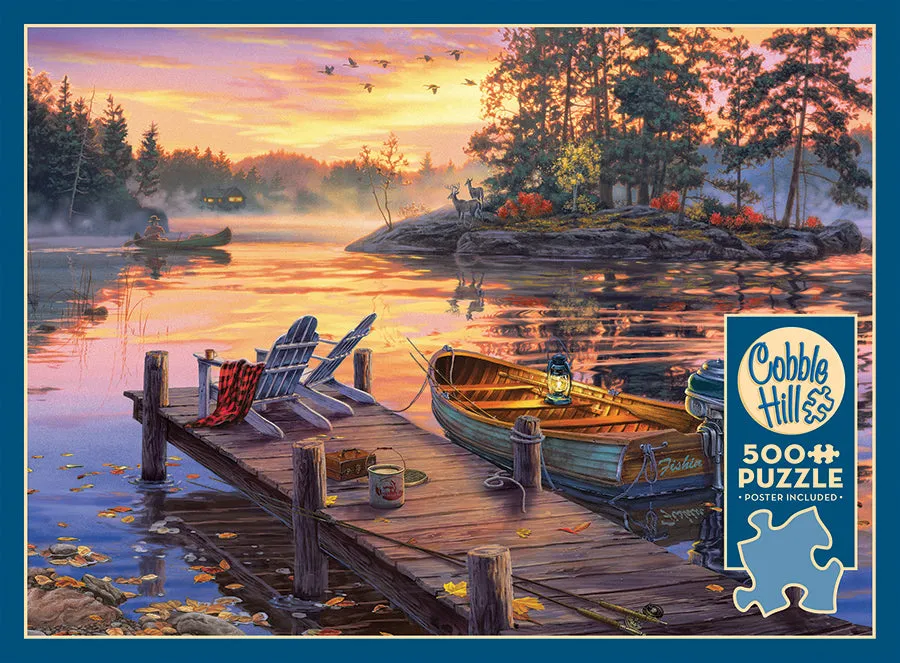 Cobble Hill Morning Paradise puzzle 500 piese lac