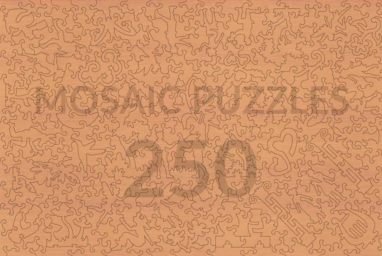 Mosaic Puzzles Midsummer Dream puzzle lemn 100 piese floral