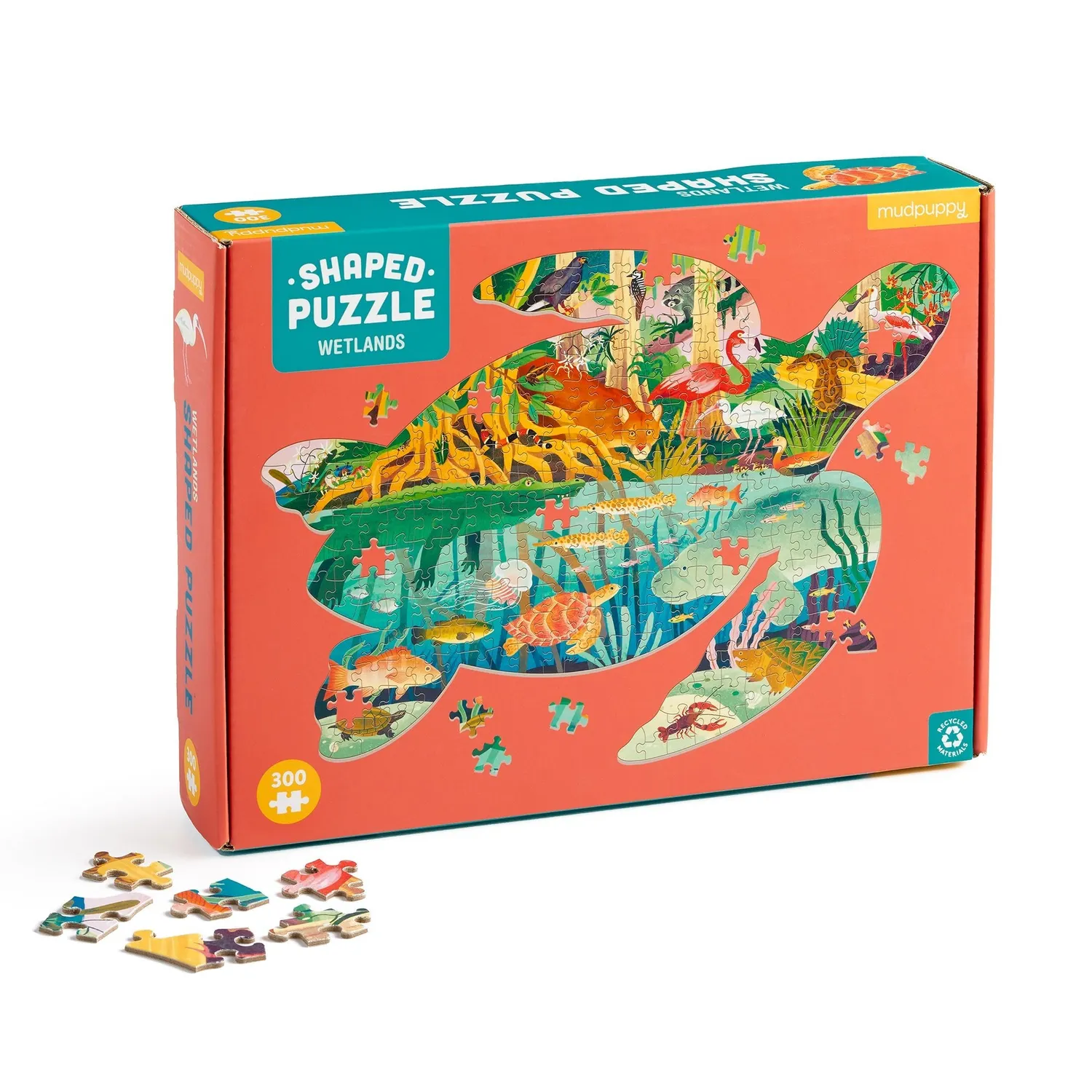 Mudpuppy Wetlands Puzzle 300 piese testoasa 58cm