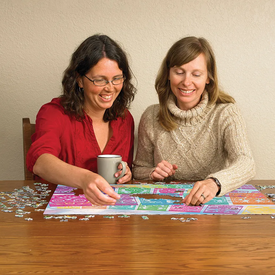 Cobble Hill Papel Picado puzzle 500 piese colorat