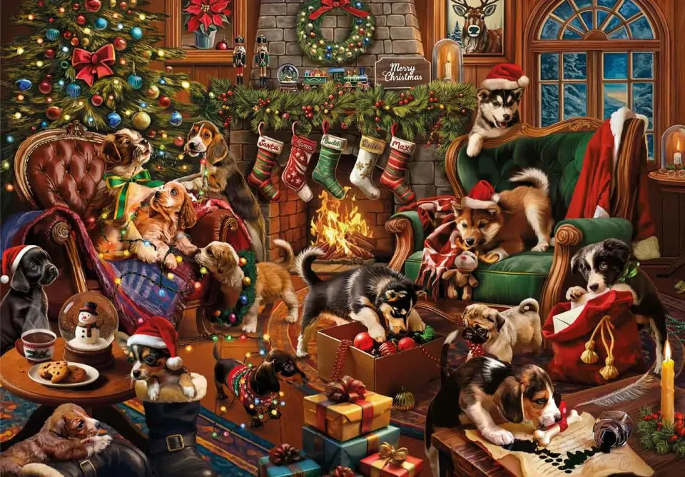 Mosaic Puzzles Merry Mayhem puzzle lemn 250 piese semineu