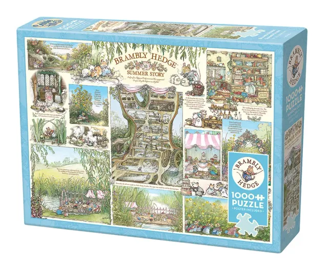 Cobble Hill Brambly Hedge Summer Story puzzle 1000 piese vara