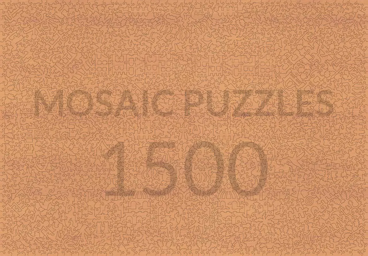 Mosaic Puzzles Away in a Manger puzzle lemn 500 piese craciun