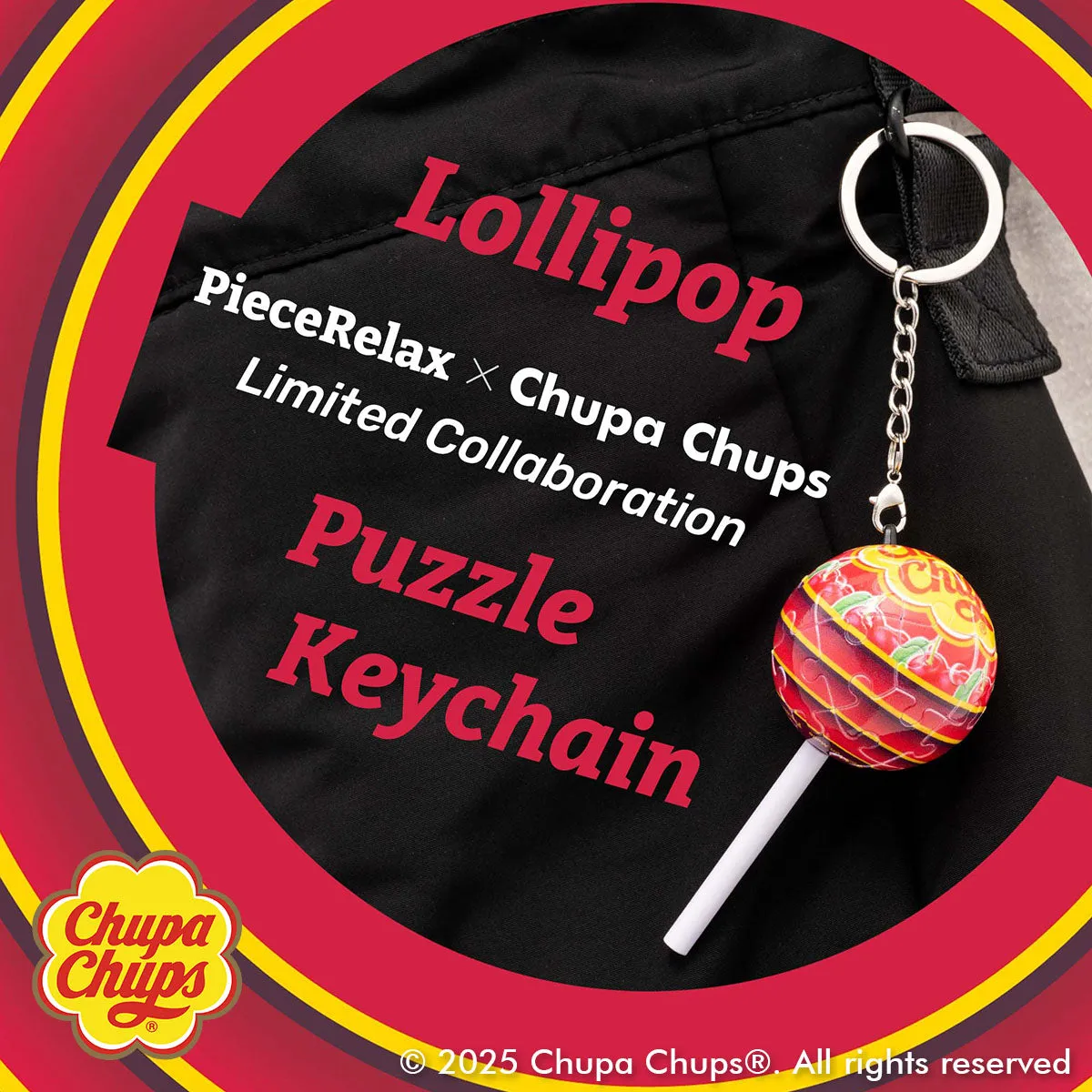 PieceRelax Chups My Flavor Cherry A3890 breloc puzzle acadea