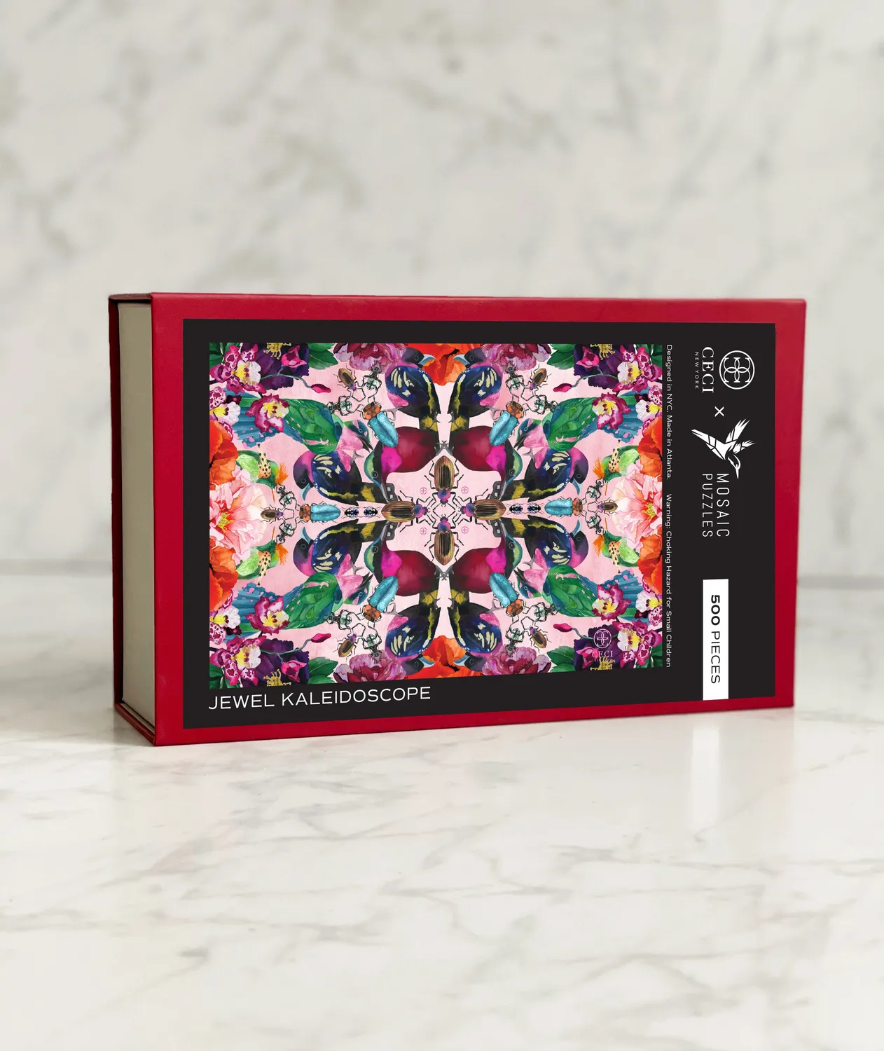 Mosaic Puzzles Jewel Kaleidoscope puzzle lemn 500 piese flori
