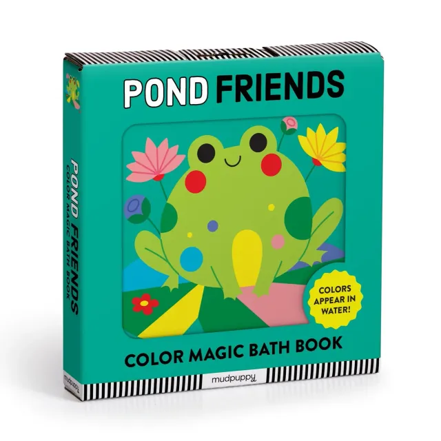 Mudpuppy Pond Friends Color Magic carte de baie 1+ an