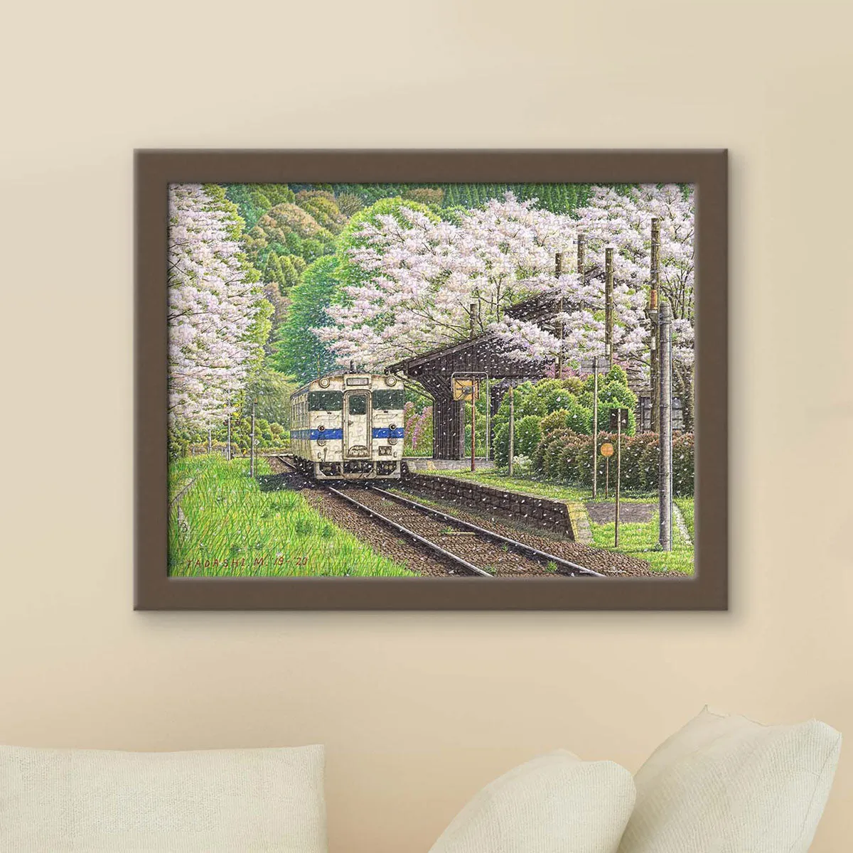 PieceRelax Falling Cherry Blossoms puzzle 1000 piese sakura