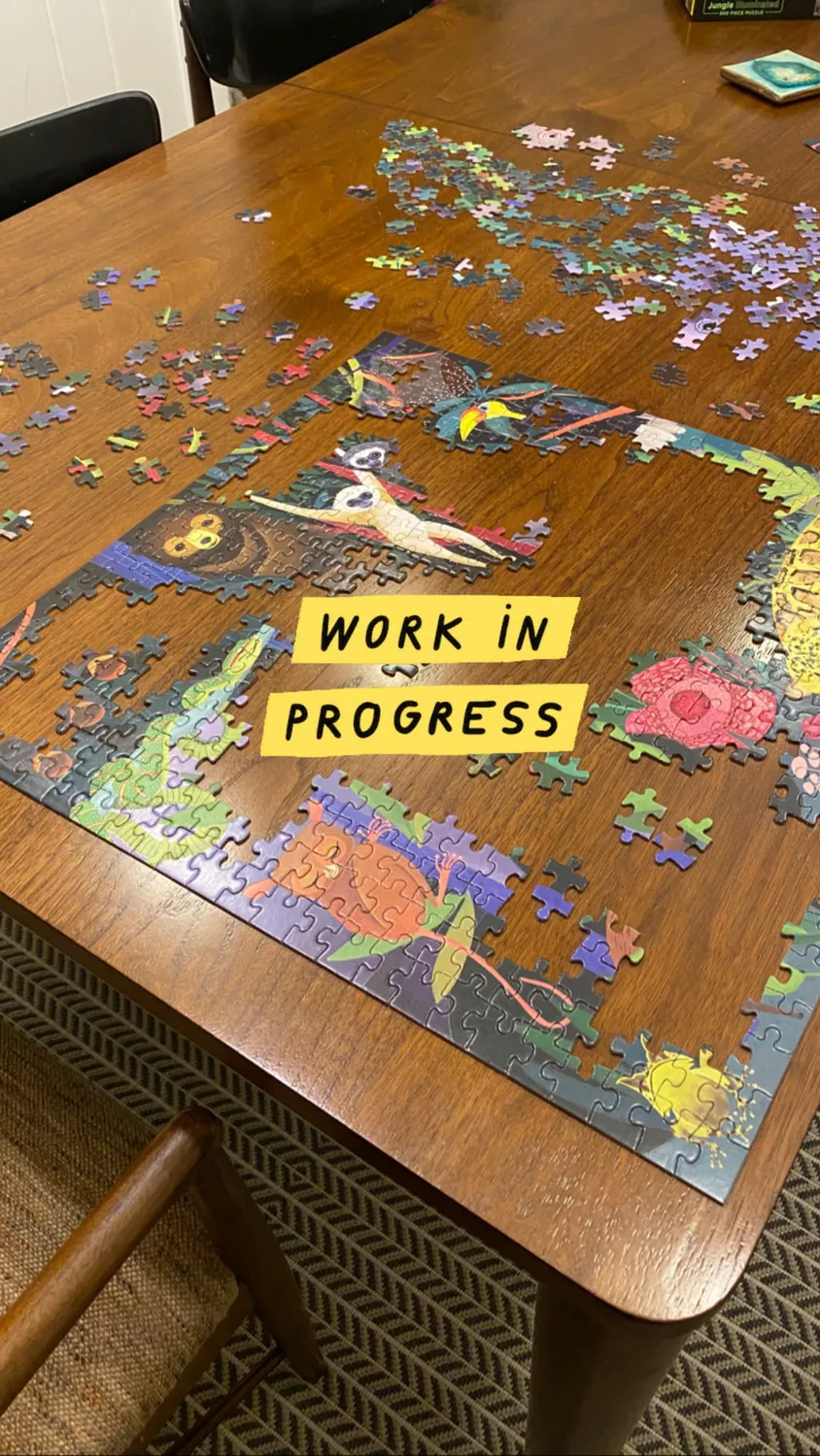 Mudpuppy Jungle Illuminated puzzle 500 piese fosforescent