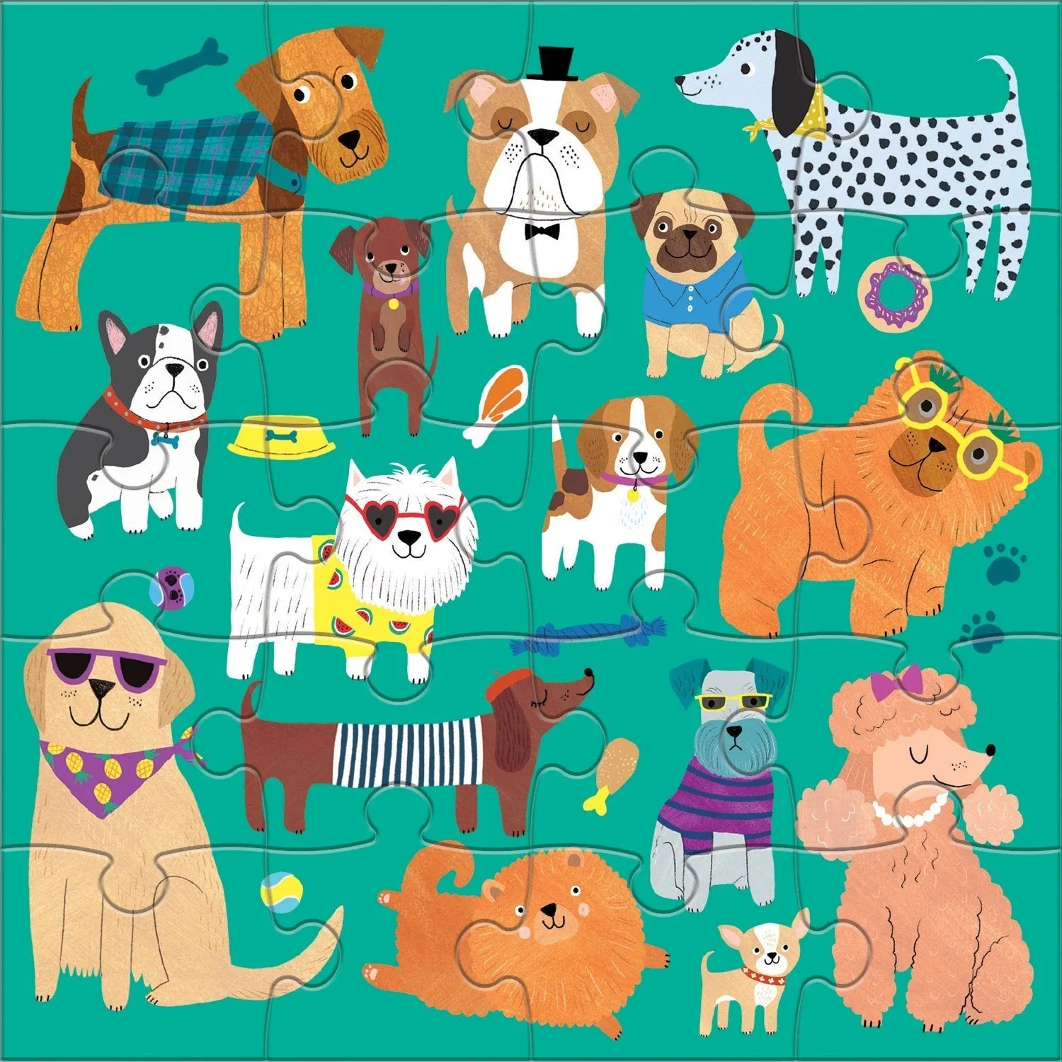 Mudpuppy To Go Cats & Dogs puzzle magnetic 2x20 piese