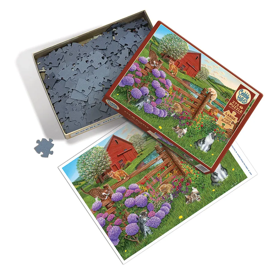 Cobble Hill Farm Cats puzzle 275 piese pisici