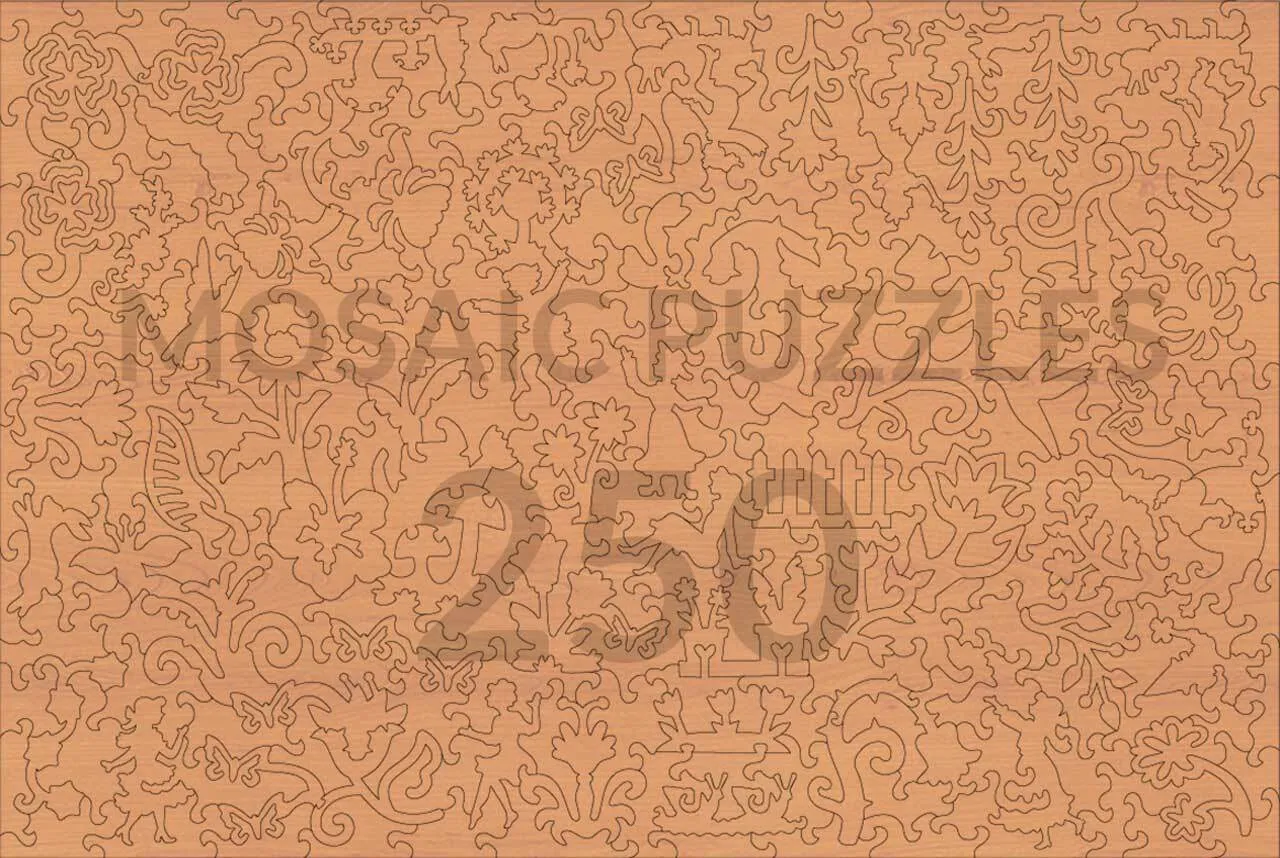 Mosaic Puzzles In Brittany Renoir puzzle 1000 piese lemn