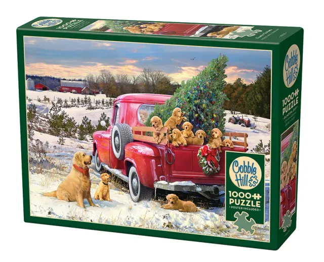 Cobble Hill Family Outing puzzle 1000 piese iarna