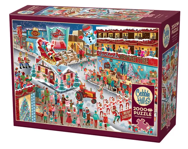Cobble Hill Santa's Parade puzzle 2000 piese iarnă