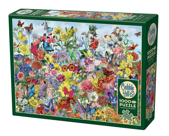 Cobble Hill Butterfly Garden puzzle 1000 piese fluturi