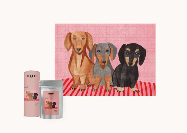Muno Puzzle Jamniki puzzle 1000 piese teckeli