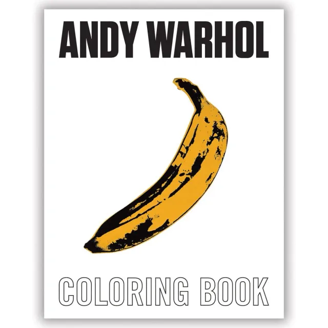 Mudpuppy Andy Warhol carte de colorat 32 pagini pop-art