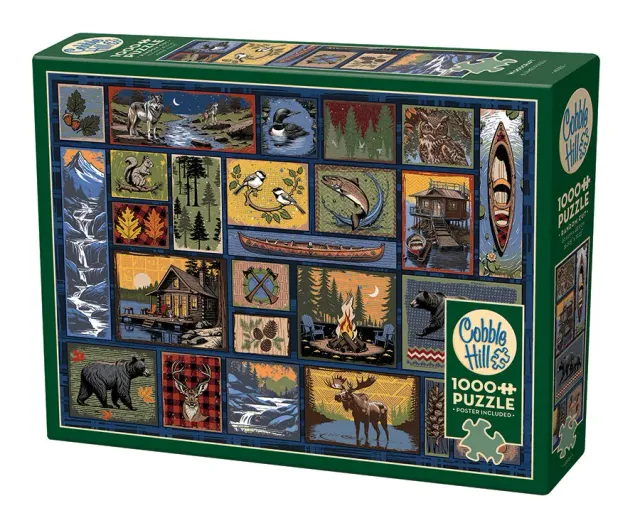 Cobble Hill Woodcraft puzzle 1000 piese natura