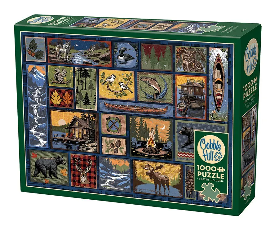 Cobble Hill Woodcraft puzzle 1000 piese natura