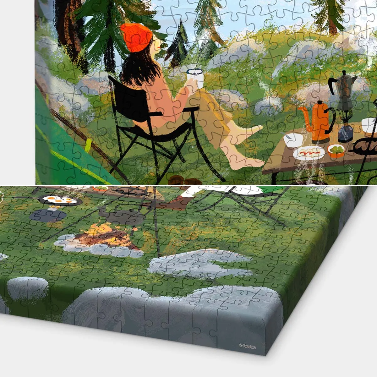 PieceRelax Morning Light HN1458 puzzle canvas camping