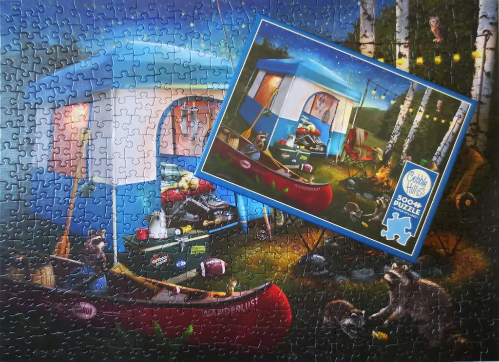Cobble Hill Wanderlust puzzle 500 piese noapte